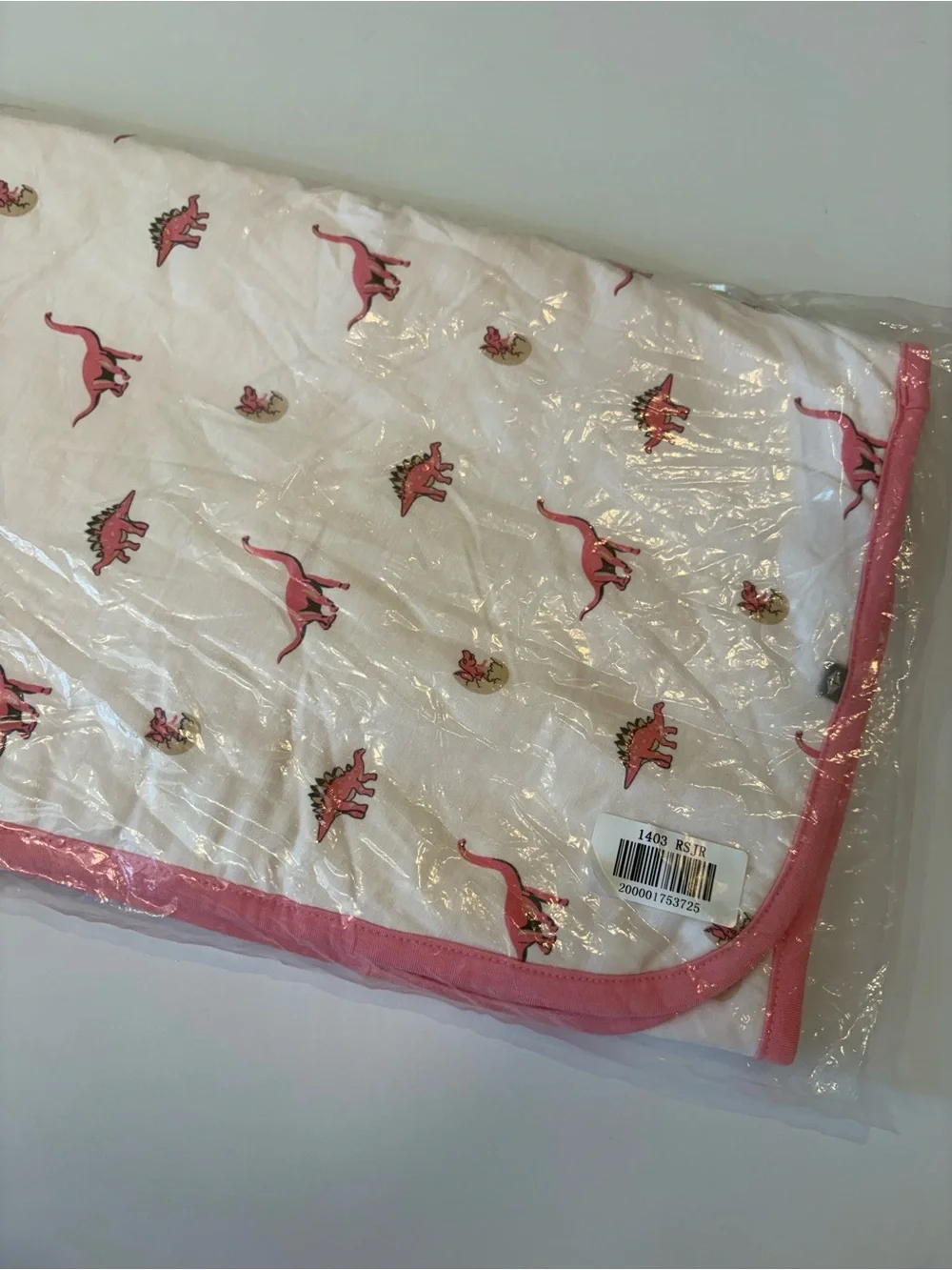 KYTE Rose Pink Jurassic Baby Baby Blanket NIB 1.0 TOG